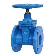 Weise des Roheisen-DN100 PN16 2 flanschte Schieber LÄRM elastischer weggelaufener Stamm