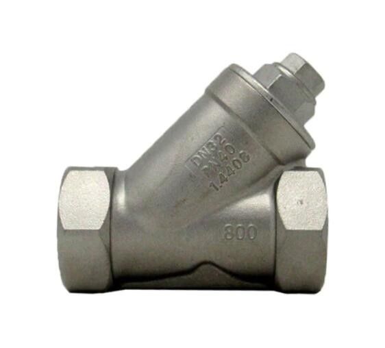 Sieb A351 Gr.CF8M 1/2“ 800# FNPT x FNPT SS316 Y verlegte y-Sieb