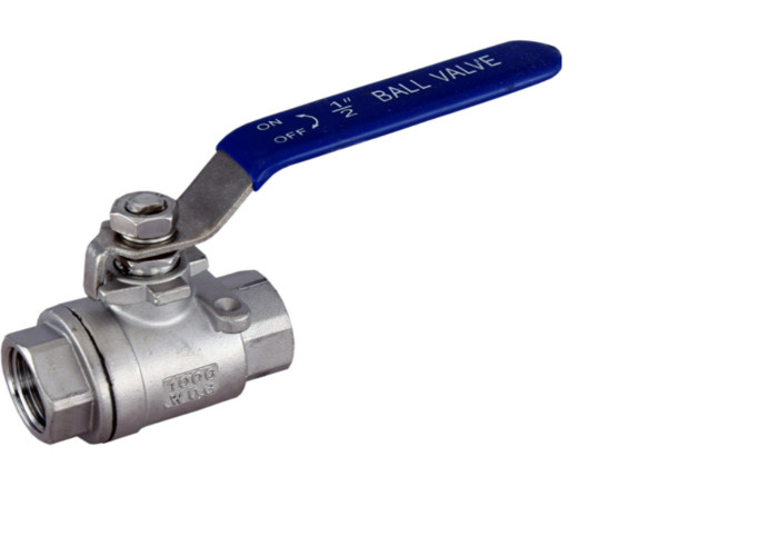 Edelstahl 316L BSP NPT Aohoy 304 ziehen Innengewinde-Kugelventil des Griff-2pc für Wasser