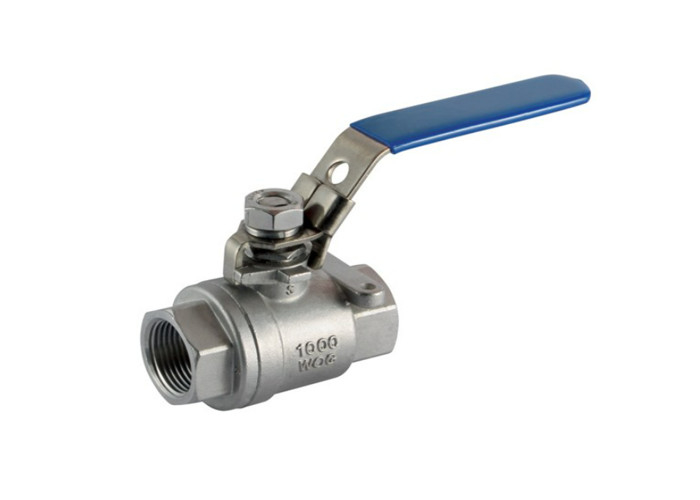 Edelstahl SS Wog 1000 304 316 PC-Stück-zweiteiliges Kugelventil DN10 DN15 DN20 DN50 Ss316 2pc 2