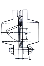 Disketten-Rückschlagventil-Oblaten-Art CF8 PN40 SUS304 einzelne für Erdöl oder Dampf 7